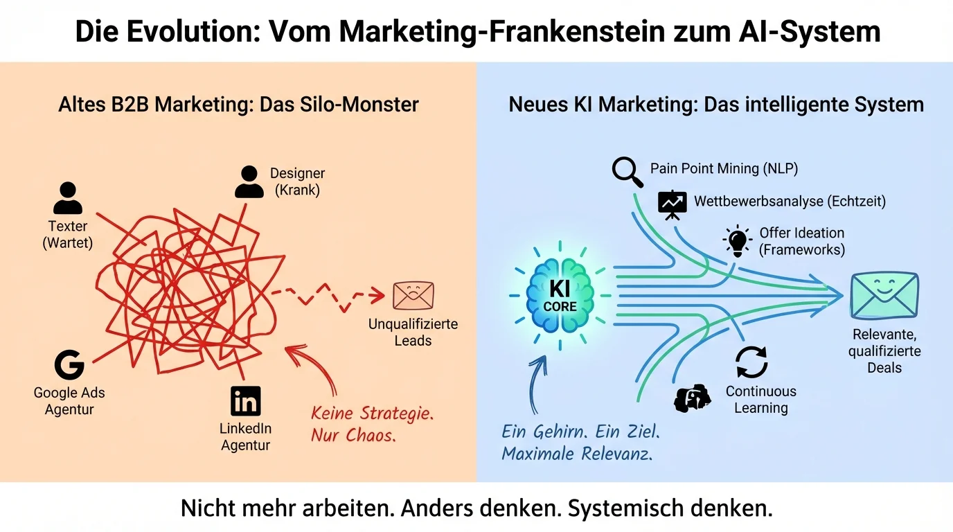 Warum wir zur KI Marketing Agentur wurden (und warum alte B2B SEA Ansätze ausgedient haben)